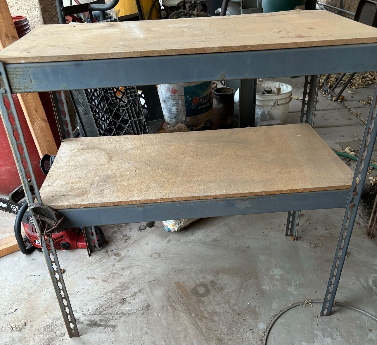 Metal Shelving Unit