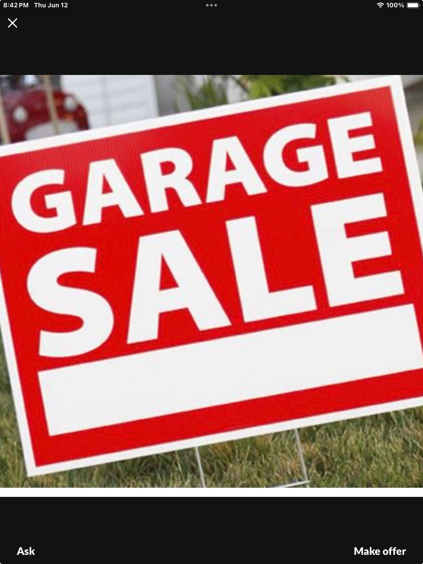 Garage Sale - Saturday 6/14/25- 8a-1p