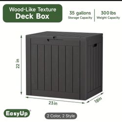 35 Gal Outdoor Storage Black Color