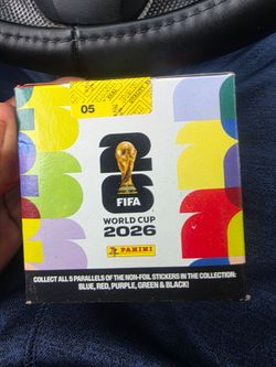 Panini word cup stickers boxes