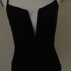 sparkly black bodysuit 