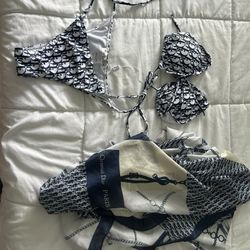 Dior Two Piece Bikini Swimsuit