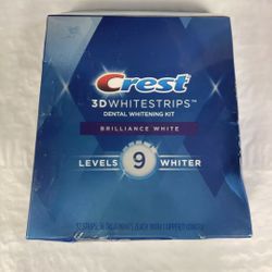 Crest 3D Whitestrips Brilliance White 32 Strips/16 Treatments Exp : 08/2023