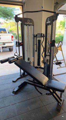 Commercial Grade Adjustable Bench + Foot Catch Assembly