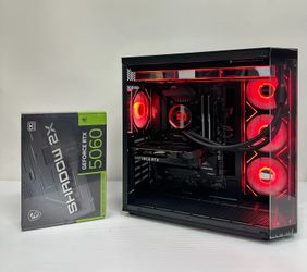 🦊 FOX 17 🦊 6 MONTHS NO INTEREST  🦊 FOX CUSTOM GAMING PC | DESKTOP | RIG | AMD 5-7600X  | NVIDIA RTX 5060 | 16 GB DDR5 RAM | 1 TB SSD.