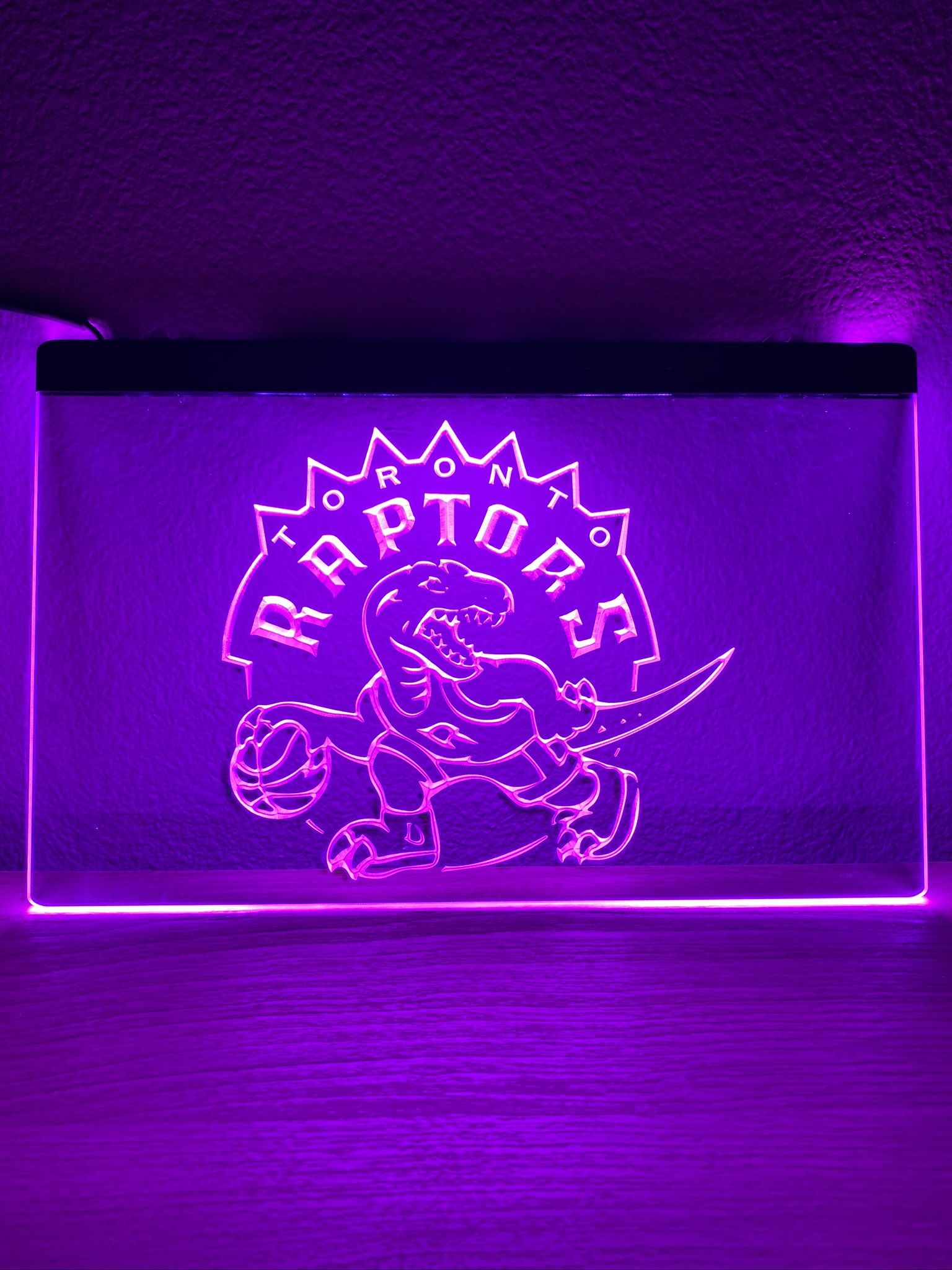 TORONTO RAPTORS LED NEON LIGHT SIGN 8x12