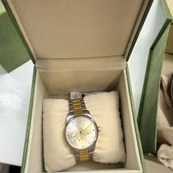 Gucci G-Timeless Two-Tone Stainless Steel Watch