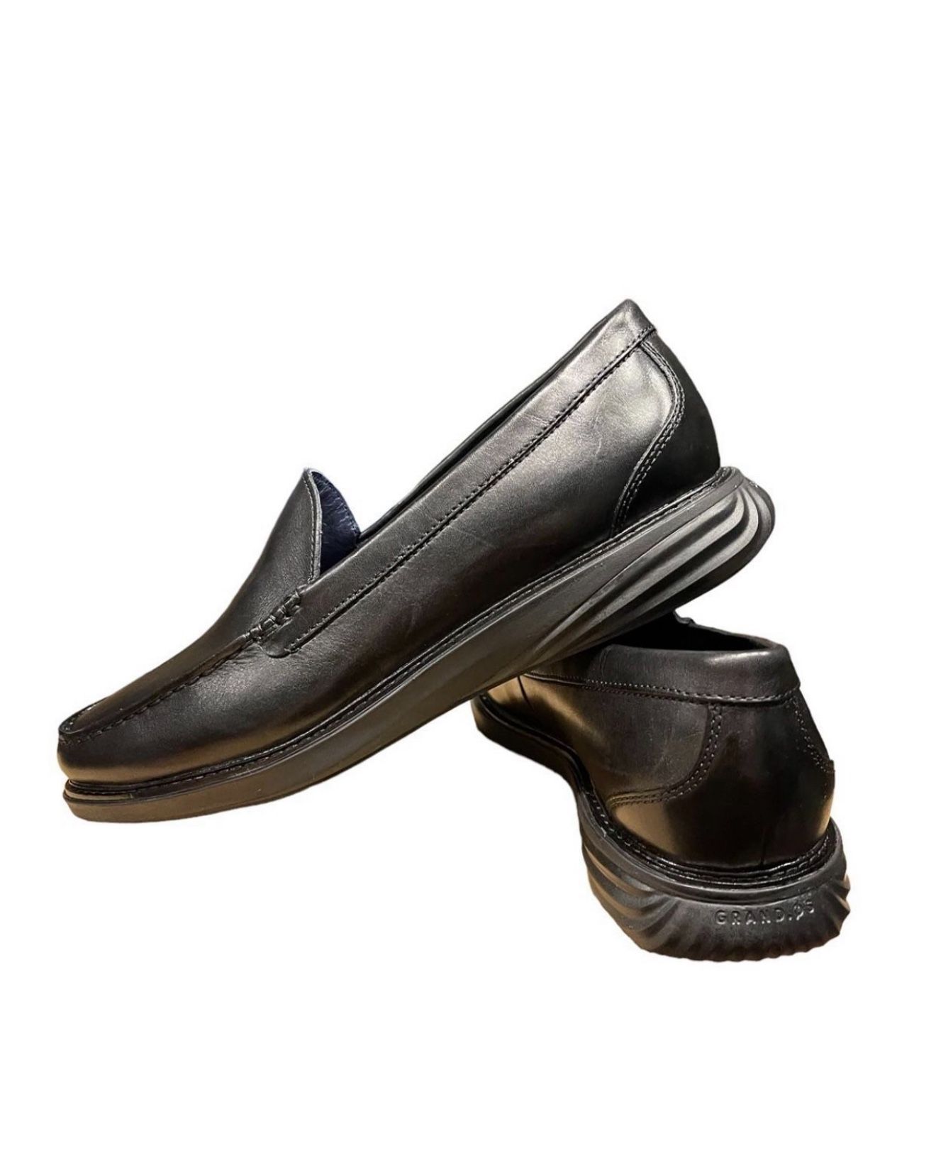 Cole Haan Men's Grand Evolution Venetian Loafer Black Nike Air