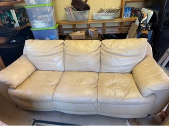 Cream color couch need gone ASAP