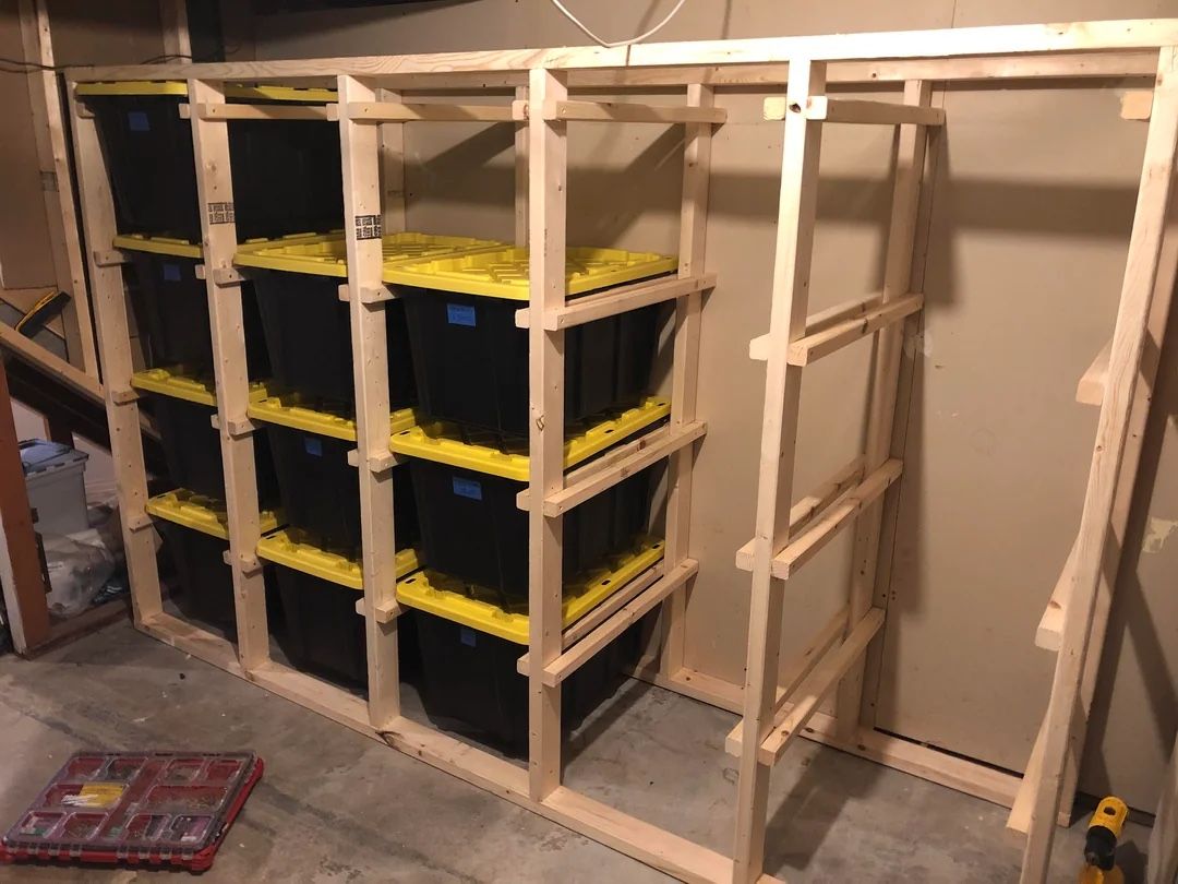 Custom Bin Storage Shelving - Free Local Delivery!