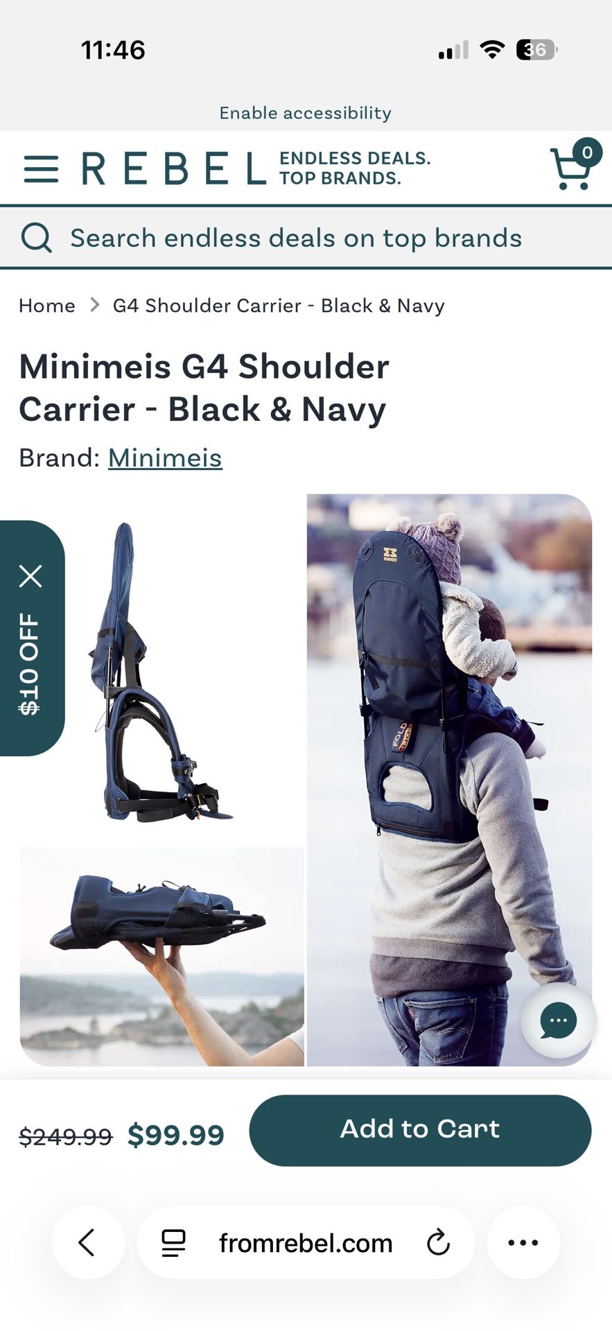 Minimies Baby Carrier Brand New