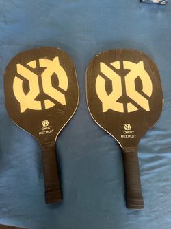 Onix recruit pickleball paddles black