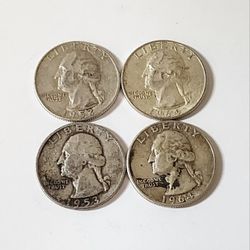 90% Silver Quarters 40 QTY Roll