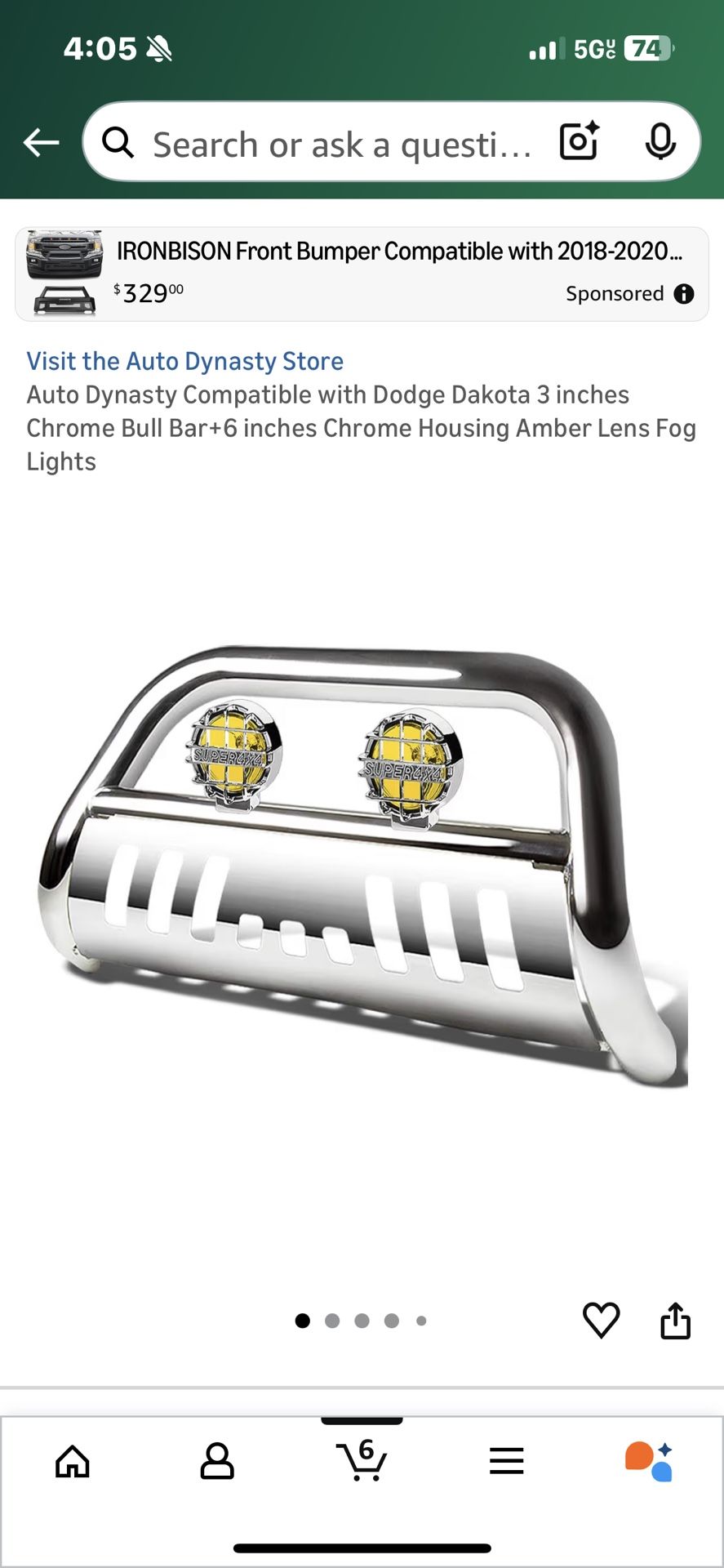 Chrome Bull Bar