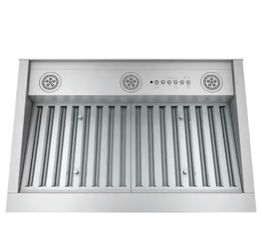 GE 30” smart insert range hood in stainless steel