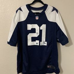 Ezekiel Zeke Elliot Throw Back Cowboys Jersey XL Extra large NFL Dallas Cowboys 