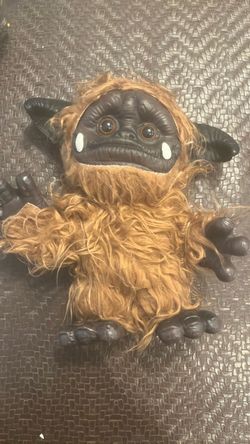 Labyrinth Ludo Vintage Plush Stuffed Animal Small 6-14in Brown/Black 1986