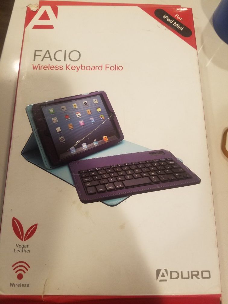 facio wireless keyboard folio ipad mini