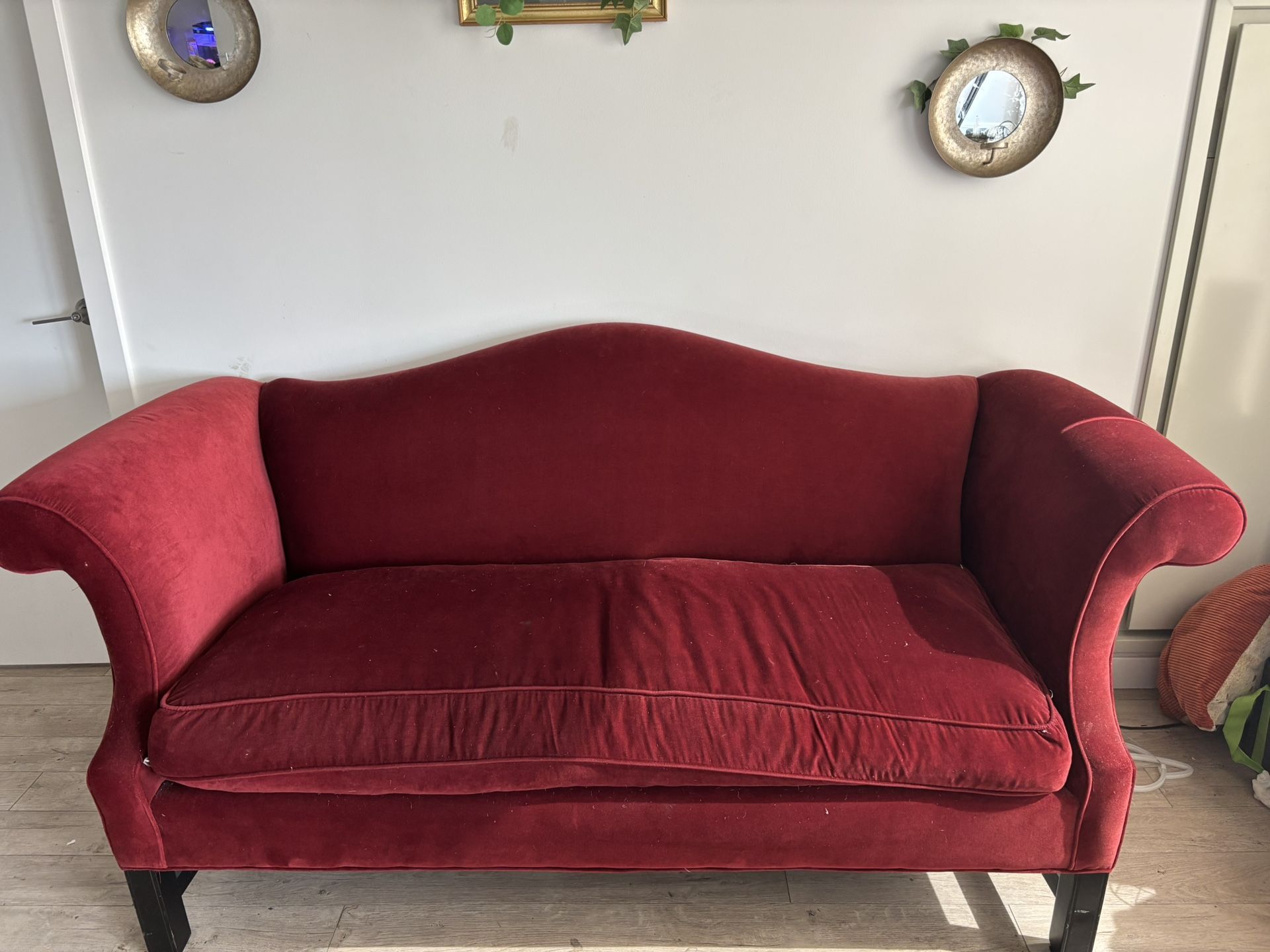 Vintage Velvet Sofa
