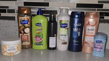 Body cleaning and care products at low prices.