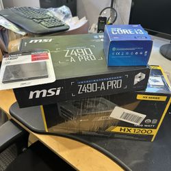 Brand New Computer Parts Motherboard, CPU, Power supply 