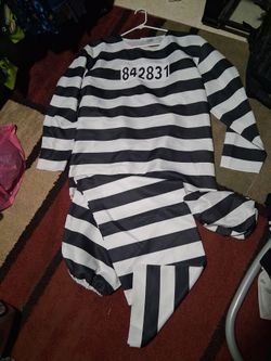 Halloween trage de prisionero size XL