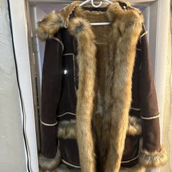 Brand New Fur Coat Never Worn 2 Xl
