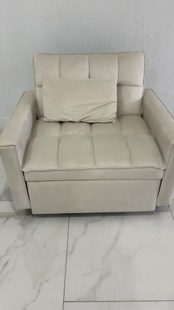 3-in-1 single sofa bed with poll-out bed