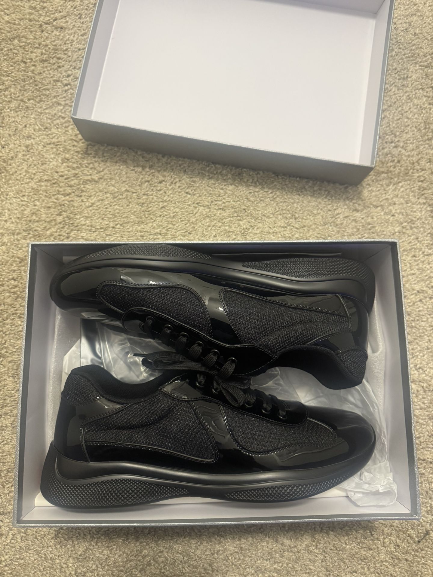 PRADA Black America’s Cups Men’s Size 11.5