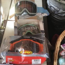Goggles. Smith. FMF. Oakley.   $65 Each .