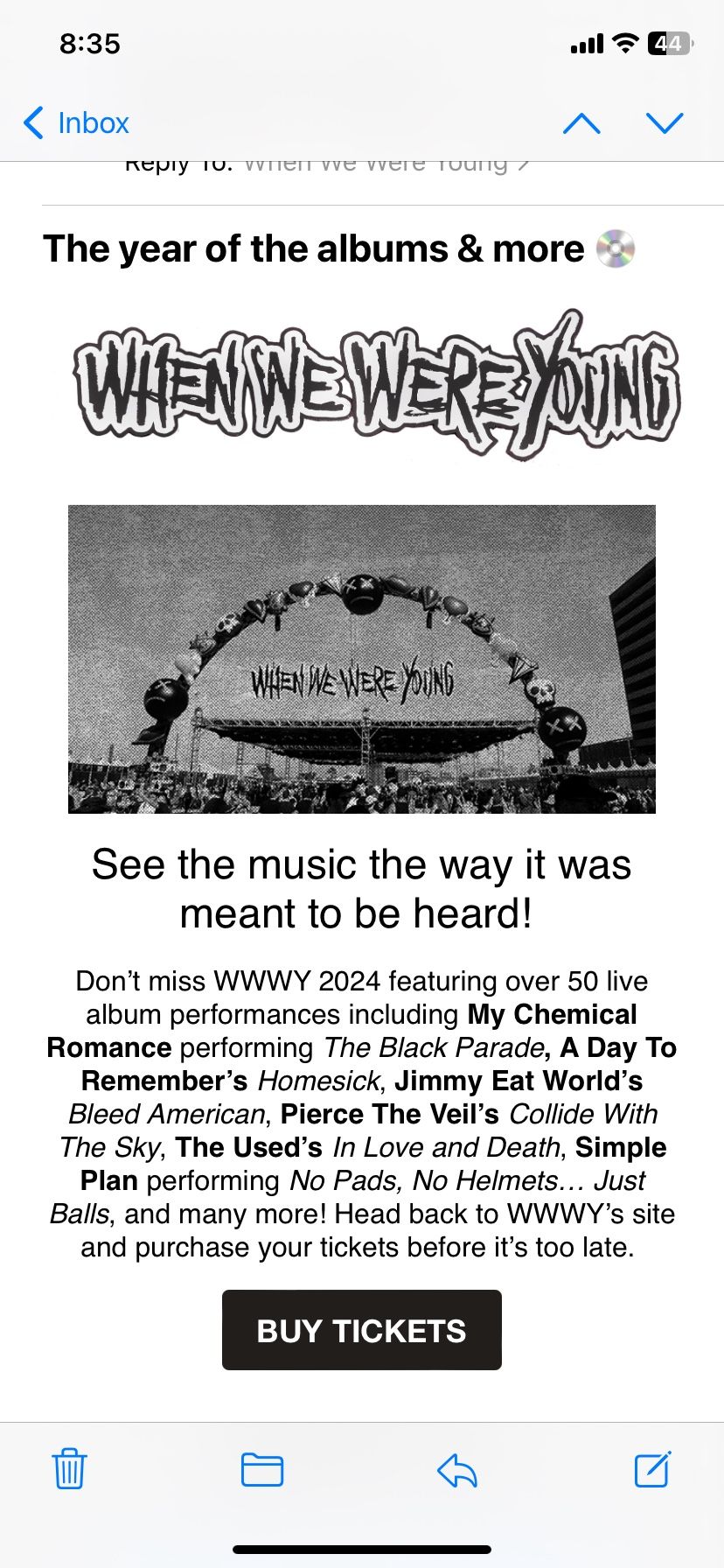 When We Were Young 2024