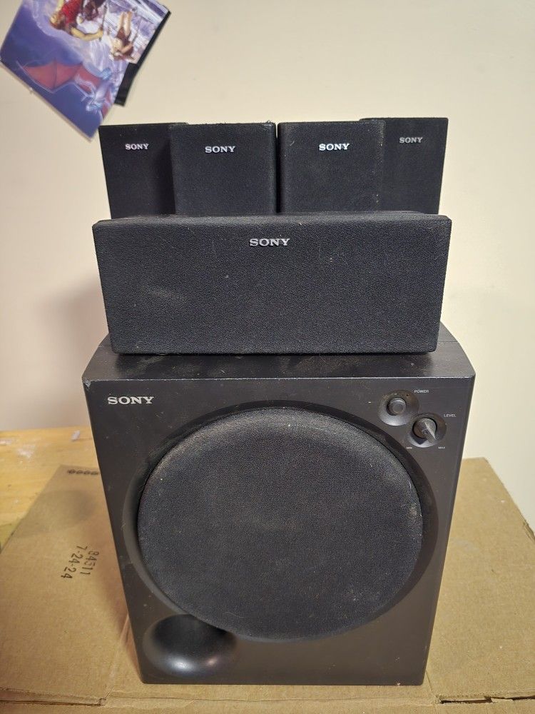 Sony Home Theater Speakers W/ Sub