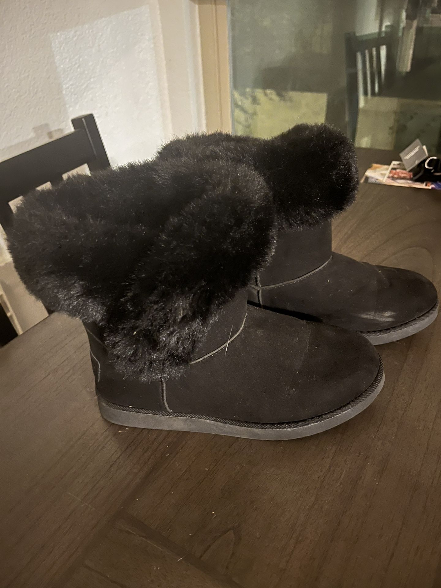 Juicy Couture Fuzzy Boots
