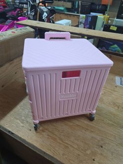 Honshine-  foldable cart with stairs climbing wheels-  pink