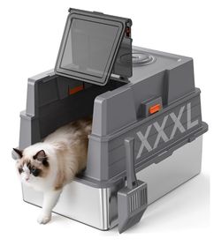 New In Box! Donlinno XXXL (28”x20.5”x16.5”) Stainless Steel Litter Box $50 (#1361)