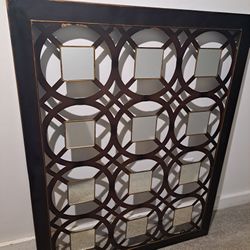 Metal and Mirrors Wall Decor