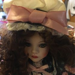 Beautiful Porcelain Musical Doll