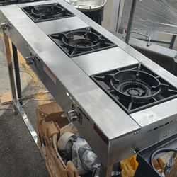 Estufa  De 3 Quemadores / Stainless Steel Stove 