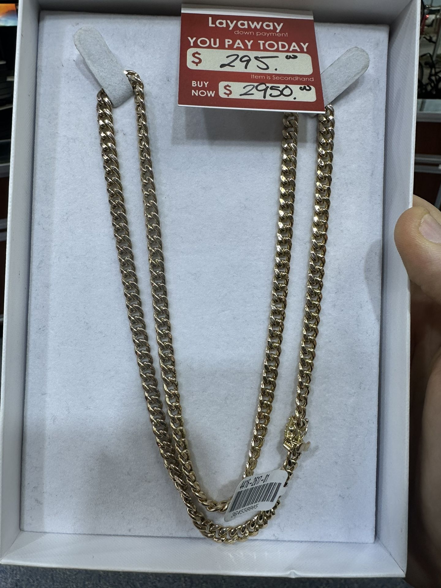 14kt Cuban Link Necklace 