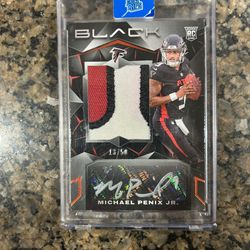 Michael Penix Jr. RPA 3 Color Patch Auto /50