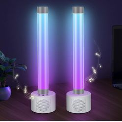 Led Bluetooth Speaker,Light Up Bluetooth Speaker,Portable Bluetooth Speaker with Lights,Color Changing Speaker with Playing Music,Suitable for Desktop