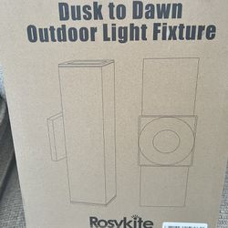 2 Pack Dusk To Dawn Outdoor Lighting Fixture