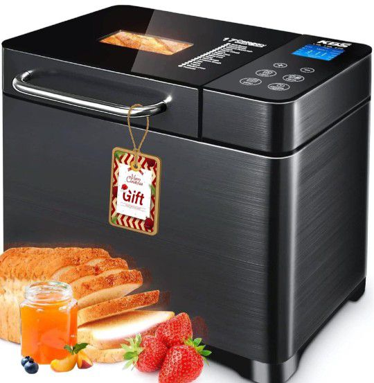 KBS 17-in-1 Bread Maker-Dual Heaters