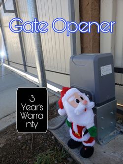 Gate Opener New , Motor Para Puerta Nuevo .