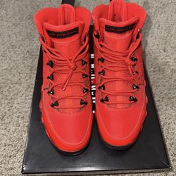 Red Jordan 9 Tap N 9/10 Condition Need Gone Asap Throw Me A Price