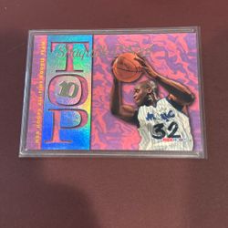 1995 HOOPS TOP TEN AR1 SHAQUILLE O'NEAL