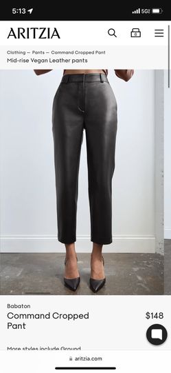aritzia command pant cropped 