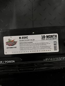 Interstate M-65HC Batteries 