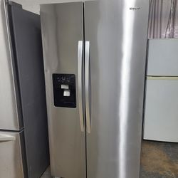 Whirlpool 25cu Ft Side-by-Side Refrigerator 