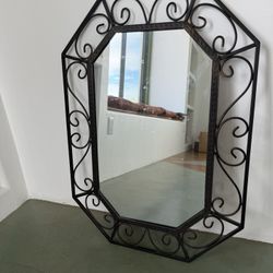 Mirror With Metal Frame 